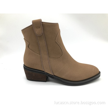 Ladies Modern Western Cowboy Distressed Boots